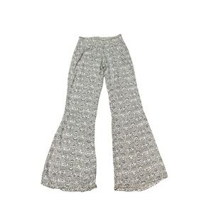 Billabong Women's M Medium Flare Pants Stretchy Elastic Waist Beach Surfing